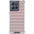 Pink and Black Stripes Moto G 5G (2025) Clear Case