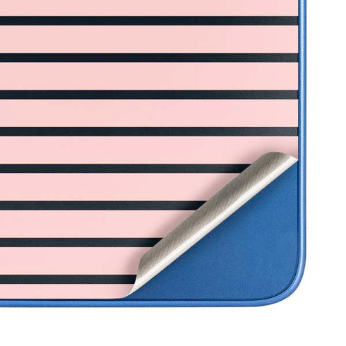 Pink and Black Stripes Moto G Play 4G (2024) Skin
