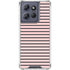 Pink and Black Stripes Moto G Stylus 5G (2025) Clear Case