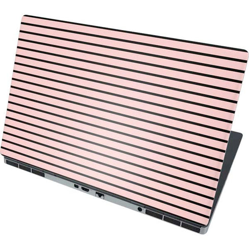 Pink and Black Stripes Dell Precision Skin