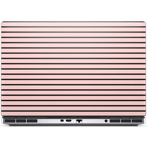 Pink and Black Stripes Dell Precision Skin