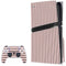 Pink and Black Stripes PS5 Pro Disk Bundle Skin