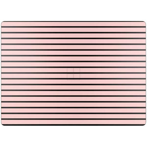 Pink and Black Stripes Surface Laptop 7 15in Skin