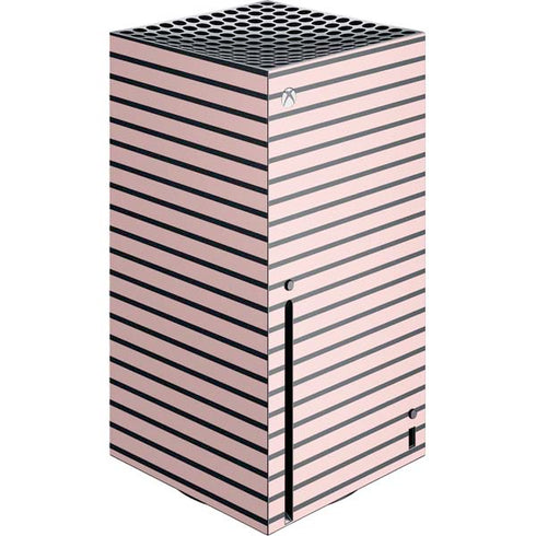 Pink and Black Stripes Xbox Series X Skins