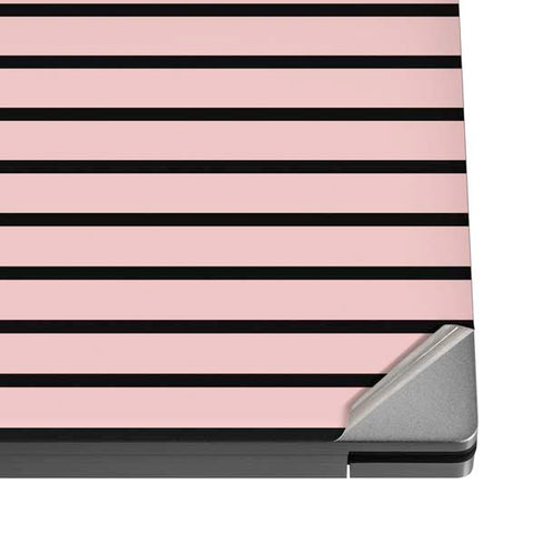 Pink and Black Stripes Dell XPS Skin
