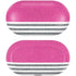 Pink and Grey Stripes Galaxy Buds Plus Skin
