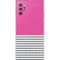 Pink and Grey Stripes Galaxy Note 10 Plus Skin