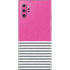 Pink and Grey Stripes Galaxy Note 10 Plus Skin