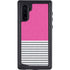 Pink and Grey Stripes Galaxy Cases