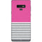 Pink and Grey Stripes Galaxy Note 9 Skin