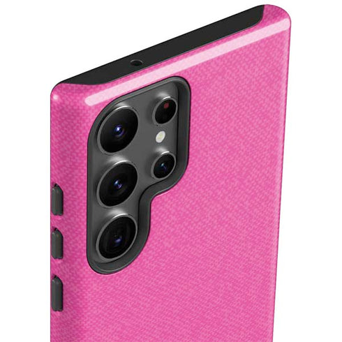 Pink and Grey Stripes Galaxy S23 Ultra Pro Case