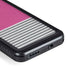 Pink and Grey Stripes Galaxy S24 Plus Waterproof Case