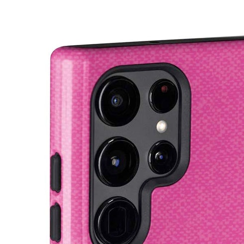 Pink and Grey Stripes Galaxy S25 Ultra Impact Case