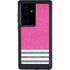 Pink and Grey Stripes Galaxy S24 Ultra Waterproof Case