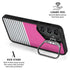 Pink and Grey Stripes Galaxy S26 Ultra Kickstand Case