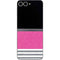 Pink and Grey Stripes Galaxy Z Flip6 Skin