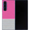 Pink and Grey Stripes Galaxy Z Fold6 Skin