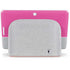 Pink and Grey Stripes Google Home Hub Skin