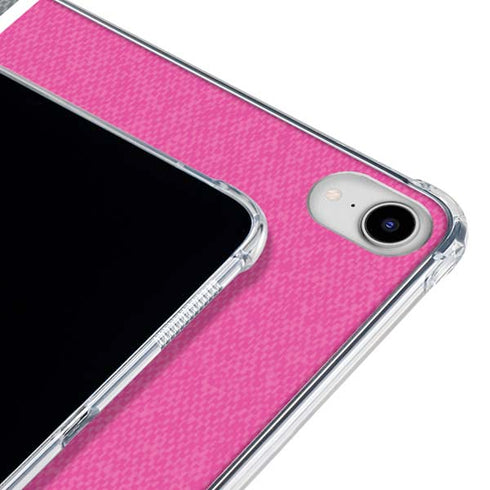 Pink and Grey Stripes iPad 11th Gen (2025) Clear Case
