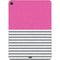 Pink and Grey Stripes Apple iPad Air Skin