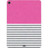 Pink and Grey Stripes Apple iPad Air Skin