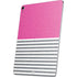 Pink and Grey Stripes Apple iPad Air Skin