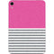 Pink and Grey Stripes Apple iPad Mini Skin