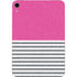 Pink and Grey Stripes Apple iPad Mini Skin