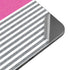 Pink and Grey Stripes Apple iPad Mini Skin