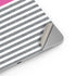 Pink and Grey Stripes iPad Pro 13in M4 (2024) Skin