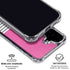Pink and Grey Stripes iPhone 16 Plus Clear Case