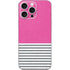 Pink and Grey Stripes iPhone 16 Pro Max Skin