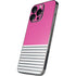 Pink and Grey Stripes iPhone 16 Pro Skin