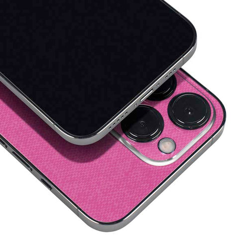 Pink and Grey Stripes iPhone 16 Pro Skin