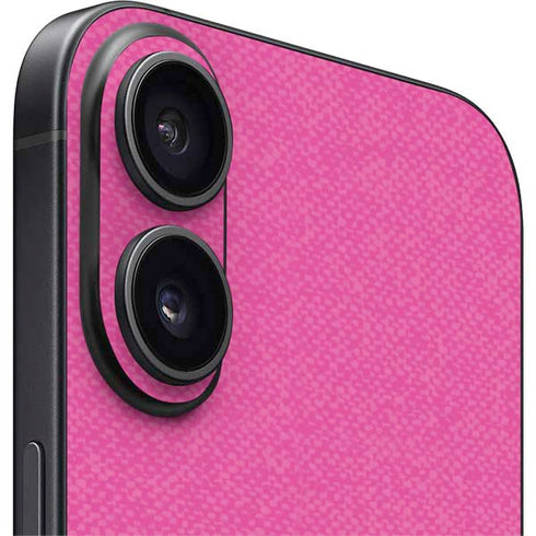 Pink and Grey Stripes iPhone 16 Skin