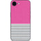 Pink and Grey Stripes iPhone 16e Skin