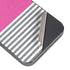 Pink and Grey Stripes iPhone 16e Skin