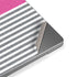 Pink and Grey Stripes Apple MacBook Pro 14-inch Skin