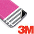 Pink and Grey Stripes Moto E5 Plus Skin