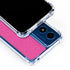 Pink and Grey Stripes Moto G 5G (2024) Clear Case