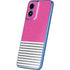 Pink and Grey Stripes Moto G Play 4G (2024) Skin
