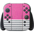 Pink and Grey Stripes Nintendo Switch 2 (2025) with Joy-Con Skin