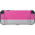 Pink and Grey Stripes Nintendo Switch 2 (2025) with Joy-Con Skin