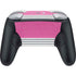 Pink and Grey Stripes Nintendo Switch 2 (2025) Pro Controller Skin