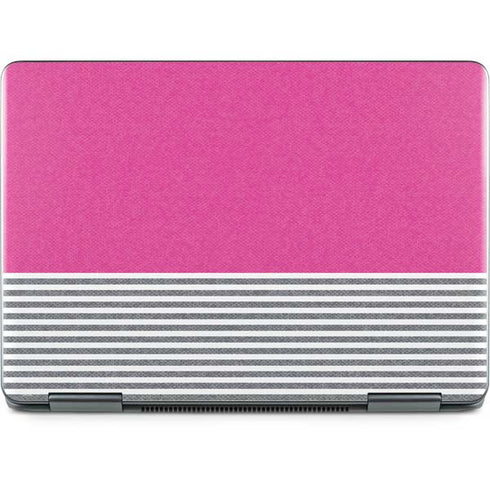 Pink and Grey Stripes Notebook 9 Pro 13in (2017) Skin
