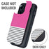 Pink and Grey Stripes Otterbox Defender iPhone Skin