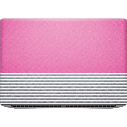 Pink and Grey Stripes HP ZBook Fury 16 G10 Skin
