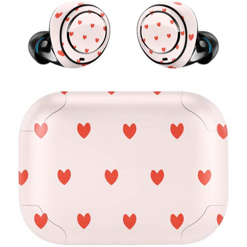 Pink and Red Hearts Amazon Echo Buds Skin