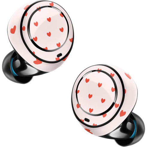 Pink and Red Hearts Amazon Echo Buds Skin