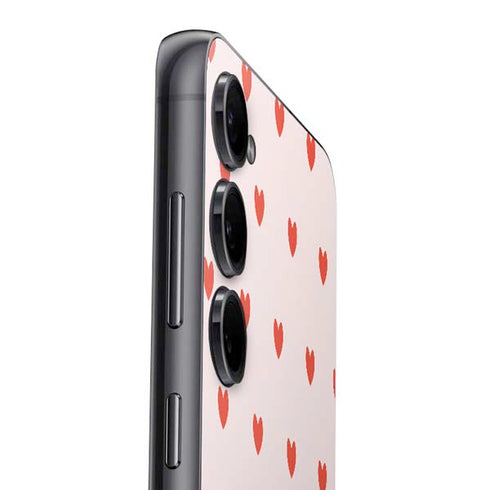 Pink and Red Hearts Galaxy A16 5G Skin